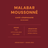 Café en Grains Inde Malabar Moussonné - Boîte de 250 g