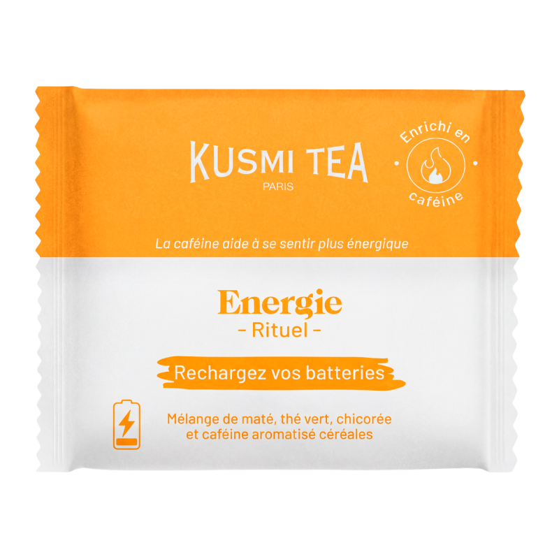 Rituel Energie bio - Etui carton 25 sachets KusmiPro - 50gr