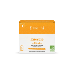 Rituel Energie bio - Etui carton 25 sachets KusmiPro - 50gr