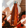 Bouteille Isotherme Inox Wood 500 ml