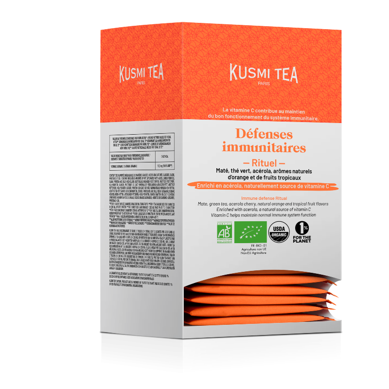 Thé Rituel Défenses Immunitaires bio Kusmi Tea - 25 sachets