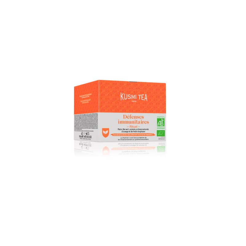 Thé Rituel Défenses Immunitaires Kusmi Tea - Etui 18 sachets mousseline - 36gr