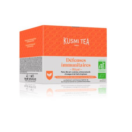 Thé Rituel Défenses Immunitaires Kusmi Tea - Etui 18 sachets mousseline - 36gr
